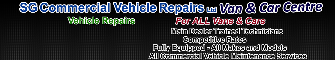 vehicle repairs for cars and vans banner image